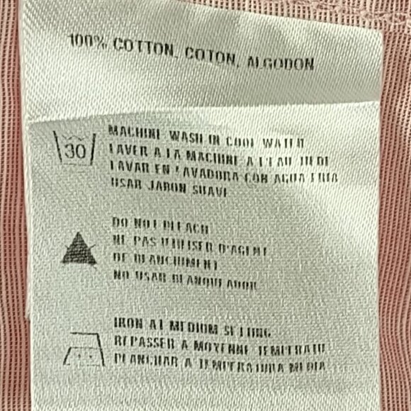 Casa Moda 100% Cotton Pink Pattern Short Sleeve Casual Fit Button Down Size 3XL - Picture 12 of 12